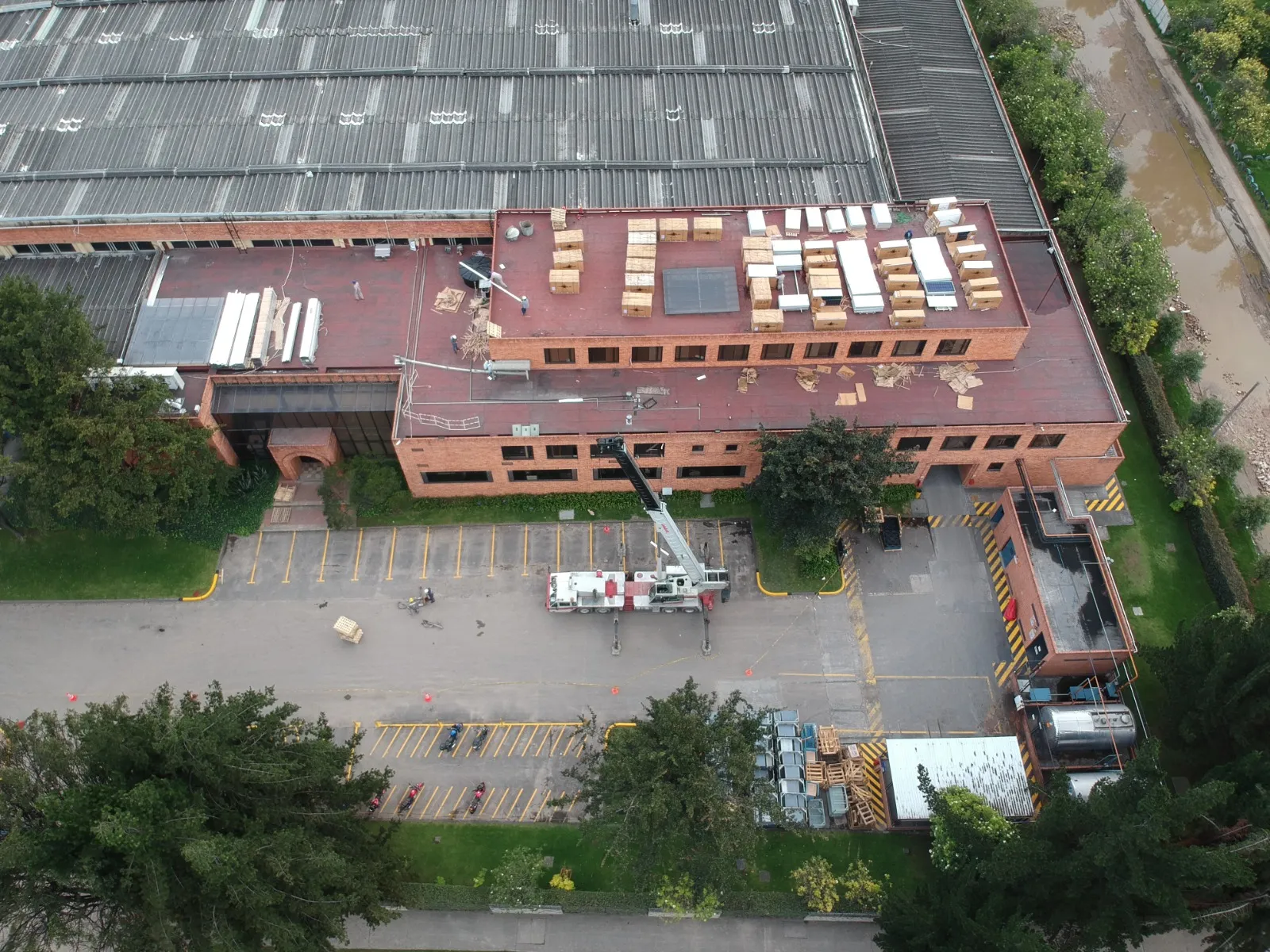 Izaje de materiales con grúa